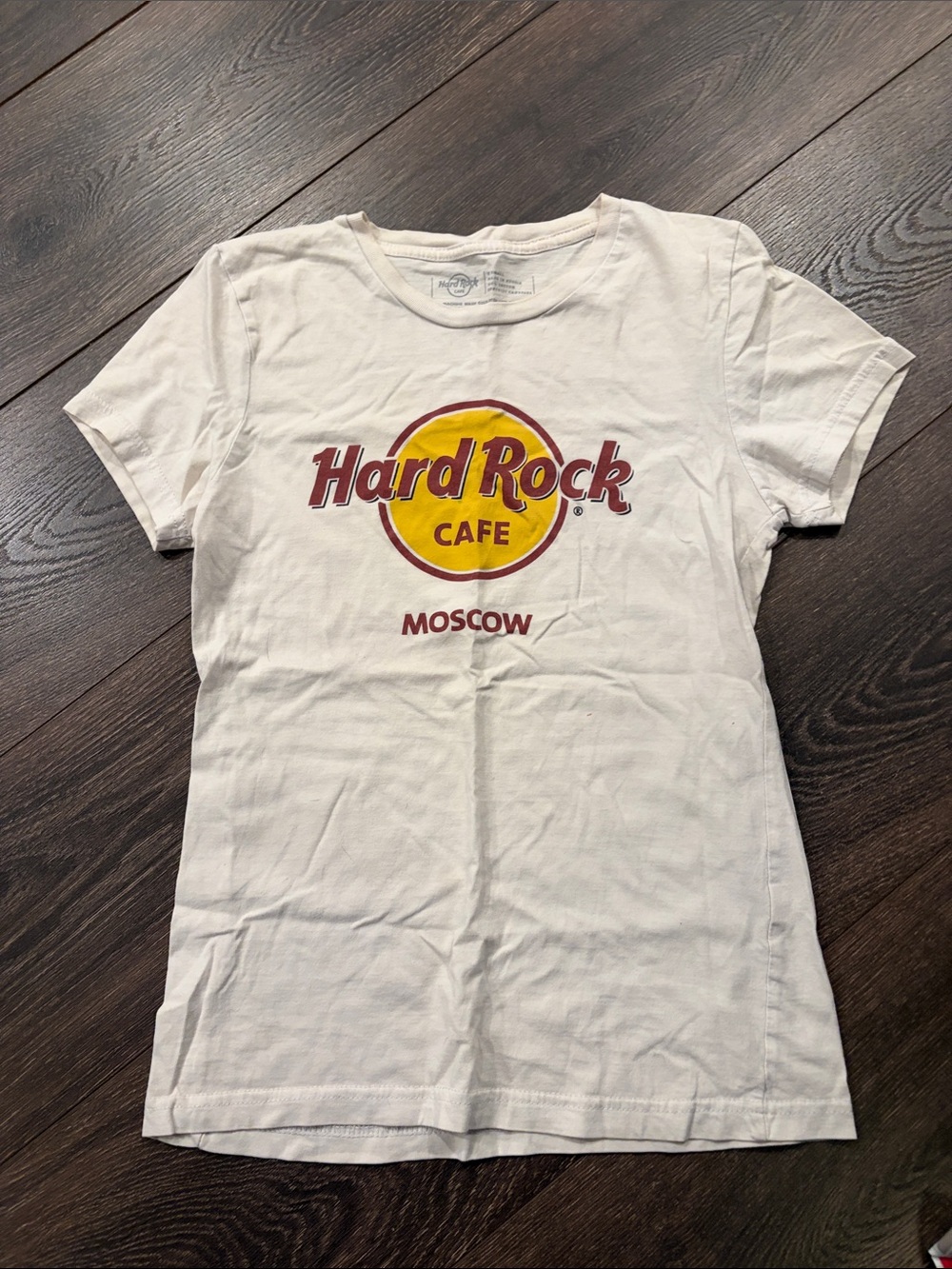Hard Rock Cafe White Moscow Logo Tee - Short Sleeve Women